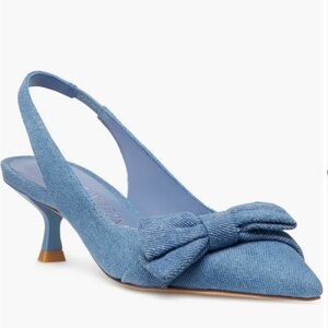 Stuart Weitzman Sofia 50 Slingback Pump - washed